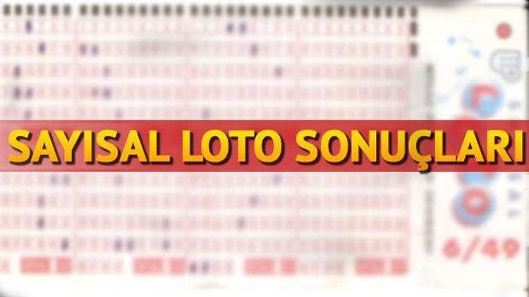 Sayısal Loto sonuçları açıklandı 27 Mayıs Sayısal Loto çekiliş sonuçları