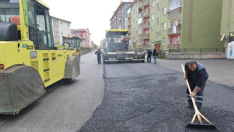 Şükrüpaşanın yolları asfaltlanıyor