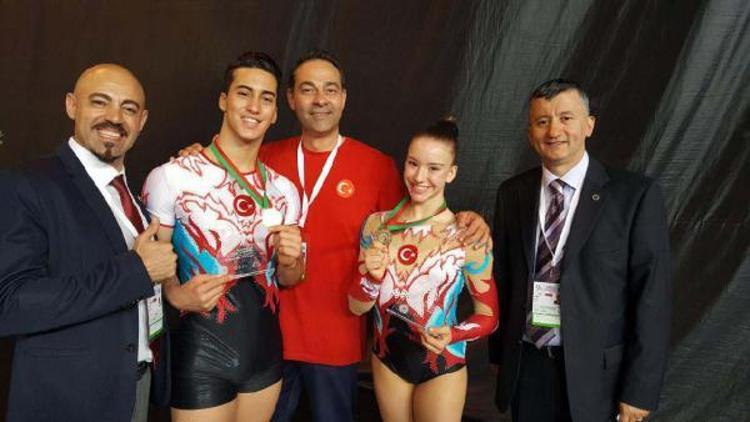 Manisadan jimnastikte Portekizde altın madalya