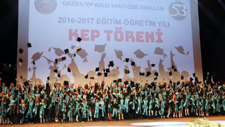 GKV İlkokulunda muhteşem kep töreni