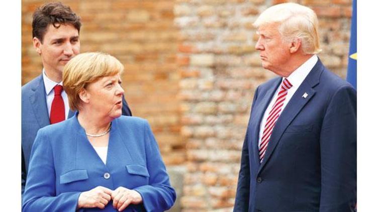 Angela Merkel, Trump’a karşı
