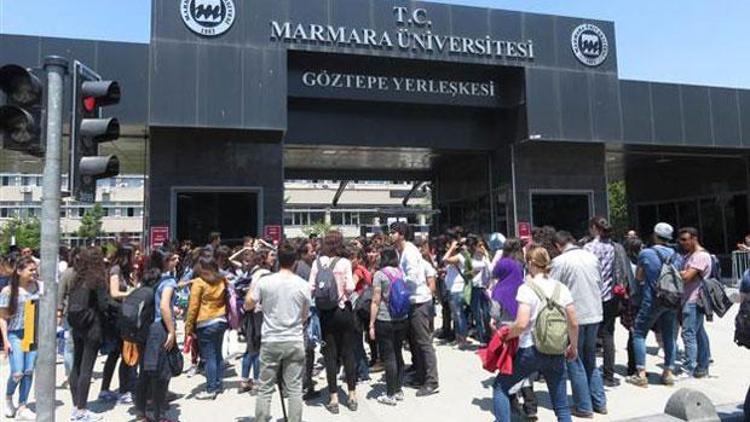 Maramara Üniversitesi’nde Taciz protestosu