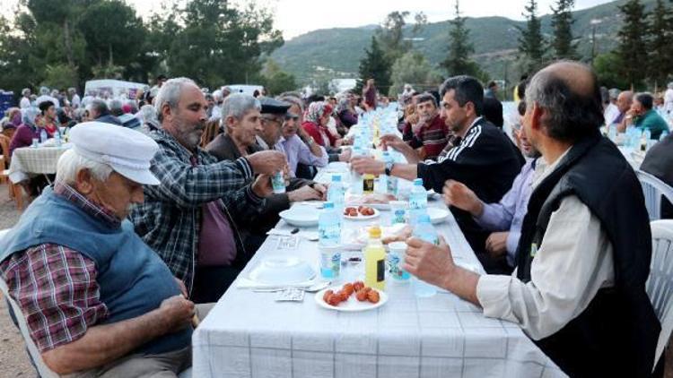 Kırsalda iftar sofraları kuruluyor