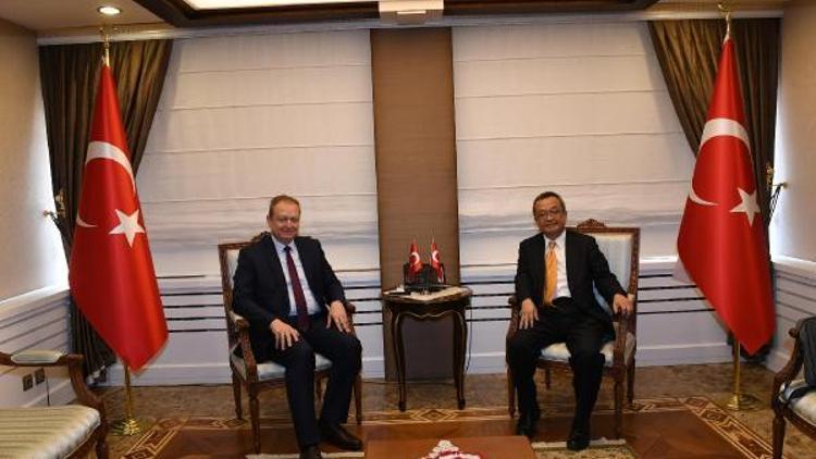 Japonya Ankara Büyükelçiliği Müsteşarı Nakamura, Vali Yavuz’u ziyaret etti