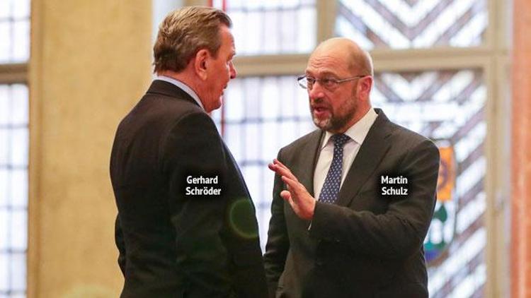 Gerhard Schröder’den Schulz’a destek