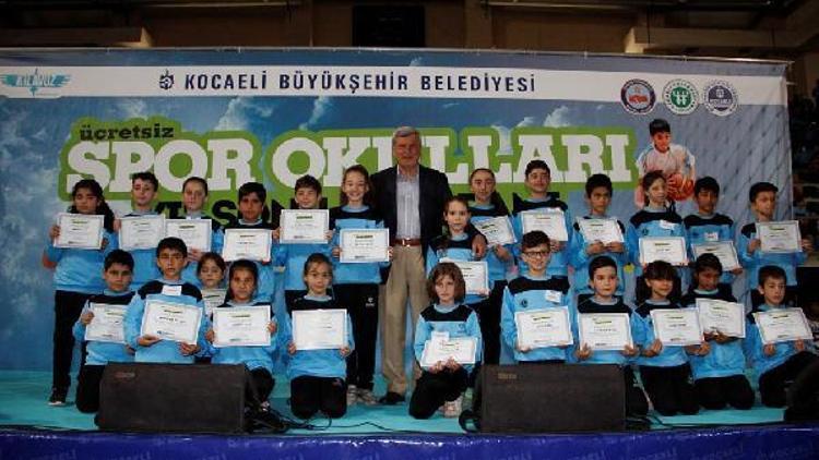 13 bin 95 çocuk spor eğitimi aldı