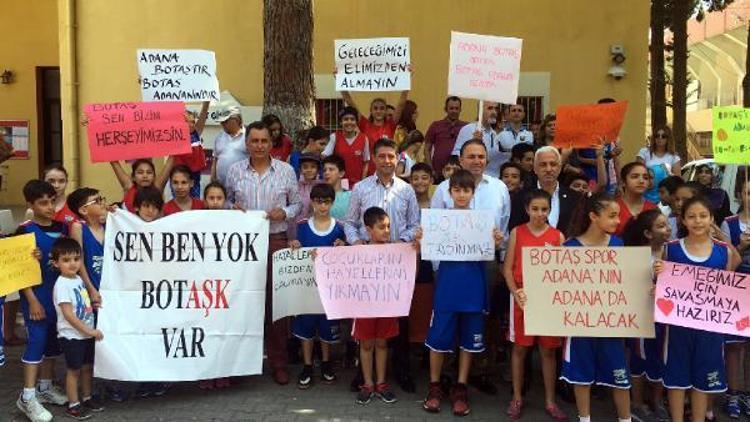 Botaşspor alt yapısı yönetimi protesto etti
