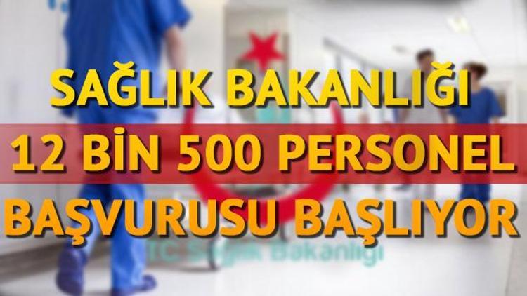 Sağlık Bakanlığı personel alımı için branş dağımı açıklandı 12 bin 500 kişi alınıyor