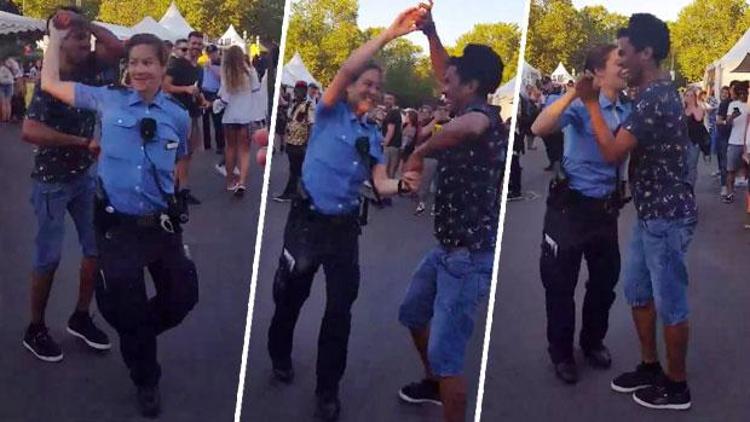 Üniformalı kadın polis salsa ile teröre kafa tuttu