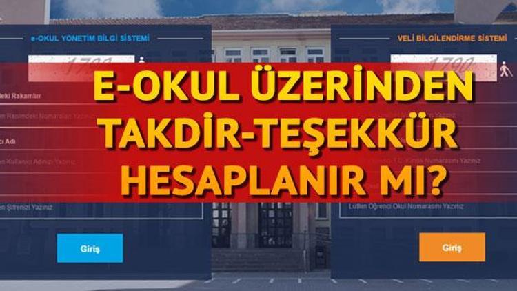 E Okul - VBS sistemi not görüntüleme işlemi nasıl yapılır (Takdir-Teşekkür hesaplama)