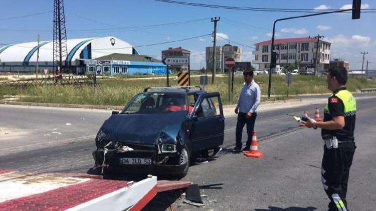 Çerkezköyde trafik kazası: 4 yaralı