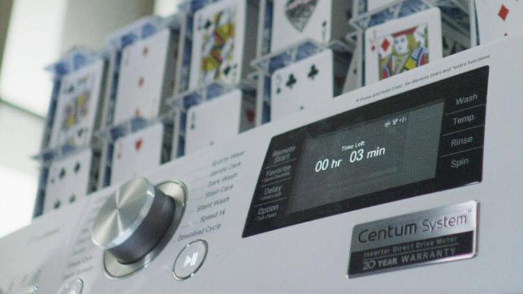 LGye ödül getiren çamaşır makinesi
