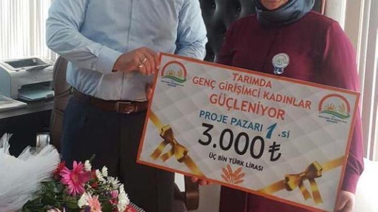 Mantar üretimi için kompost yaparak il birincisi oldu