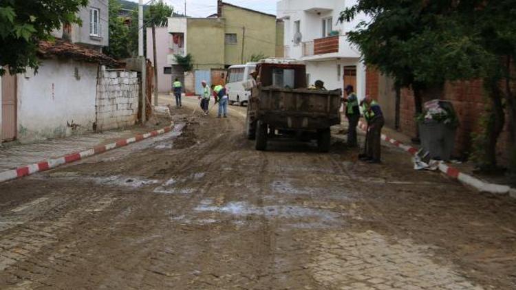 Kınıkı sağanak vurdu