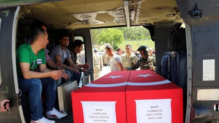 Şırnak şehitleri memleketlerine uğurlandı