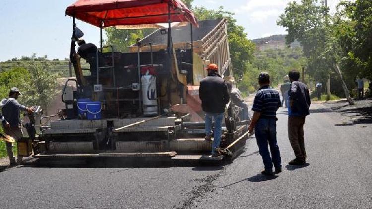 Melikgazinin asfalt hedefi 400 bin ton