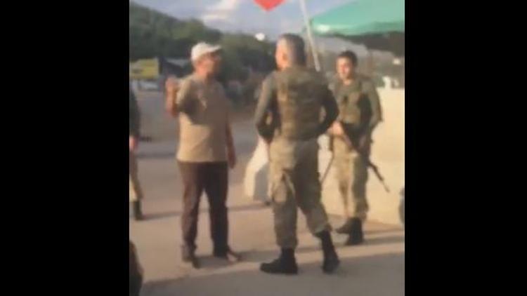 O tartışmadan sonra asker HDPli vekil Alican Önlüden şikayetçi oldu...