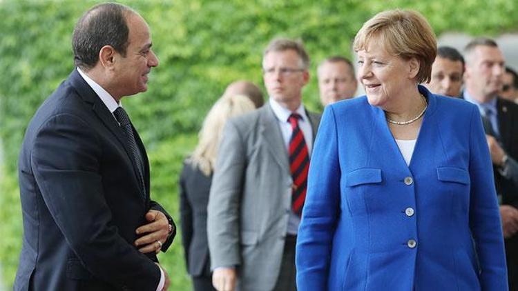 Merkel ile Sisi Berlin’de görüştüler