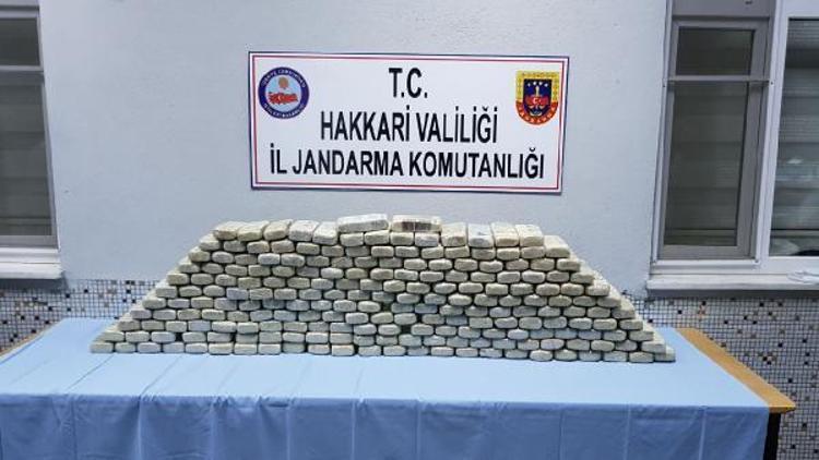 Hakkaride 110 kilo eroin ele geçti