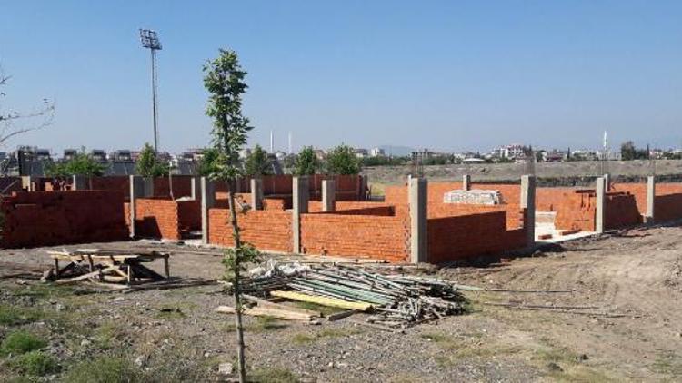 Osmaniyede dört spor tesisinin inşaatı sürüyor