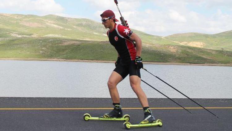 Doğa sporcusu Üstüntaş olimpiyatlara Erciyeste hazırlanıyor