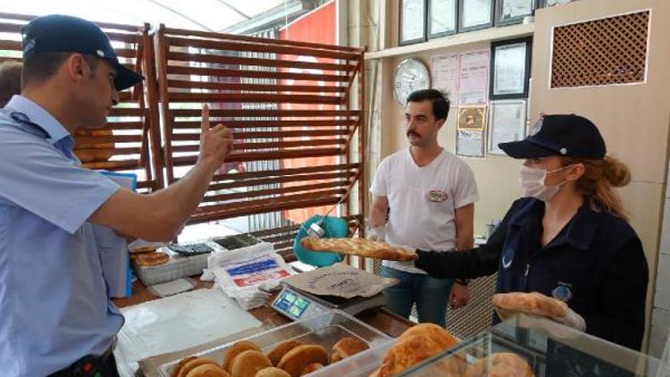 Erzincanda Zabıtadan Fırın denetimi