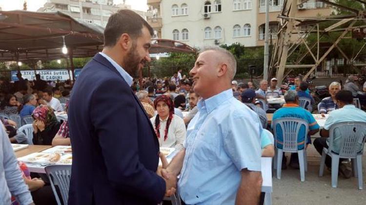 Ak Partili Erdinç, ASKONun iftar çadırında