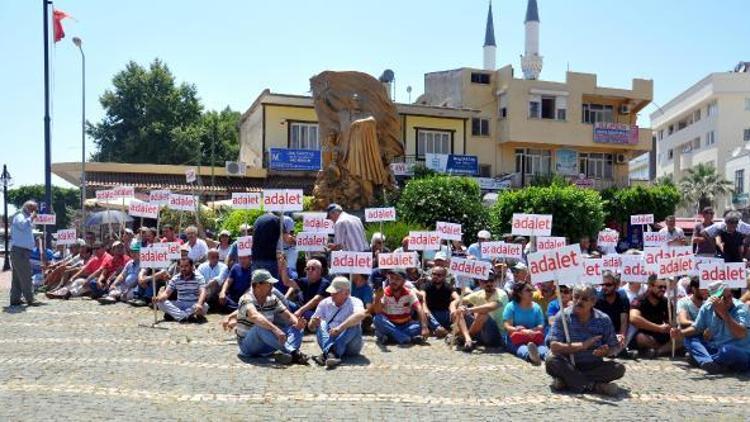 Gazipaşada oturma eylemi