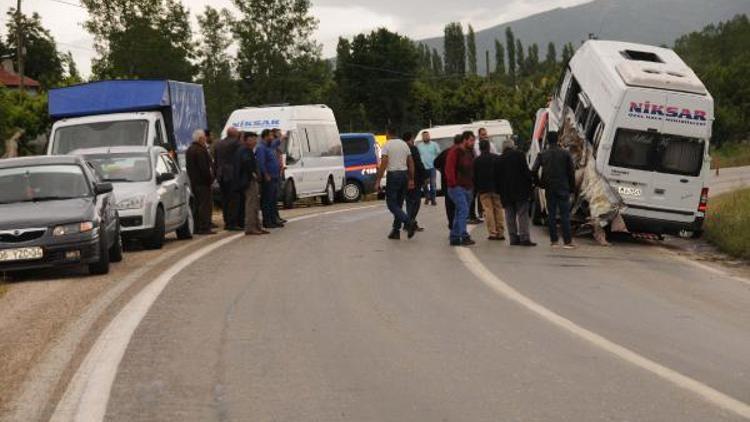 Tokat’ta trafik kazası: 9 yaralı