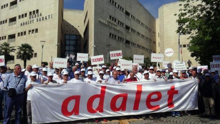 CHPliler Bursa Adalet Sarayı önünden Adalet Yürüyüşü başlattı