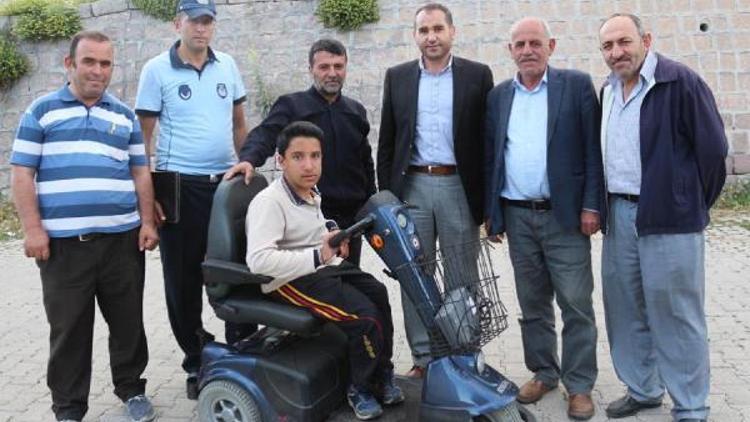 Kaymaklı Belediyesinden Engellilere Bayram hediyesi Akülü Araç