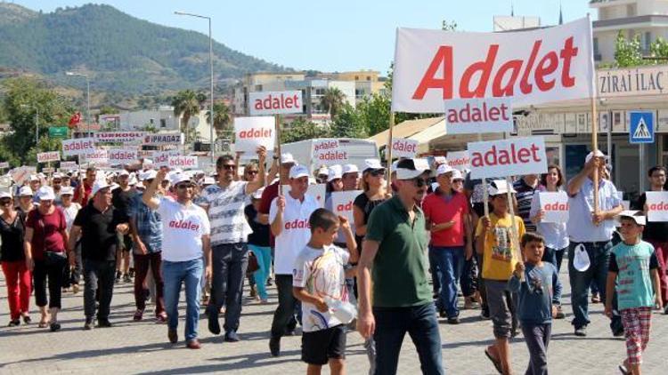 Gazipaşada adalet yürüyüşü