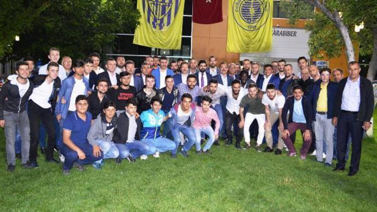 Çubukspor yemeğine katılan Ankaragücü Başkanı Yiğiner, Hedefimiz Süper Lig