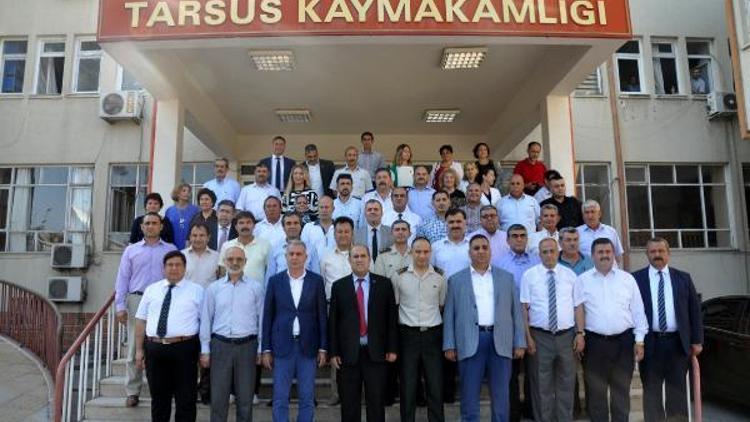 Tarsus protokolü bayramlaştı