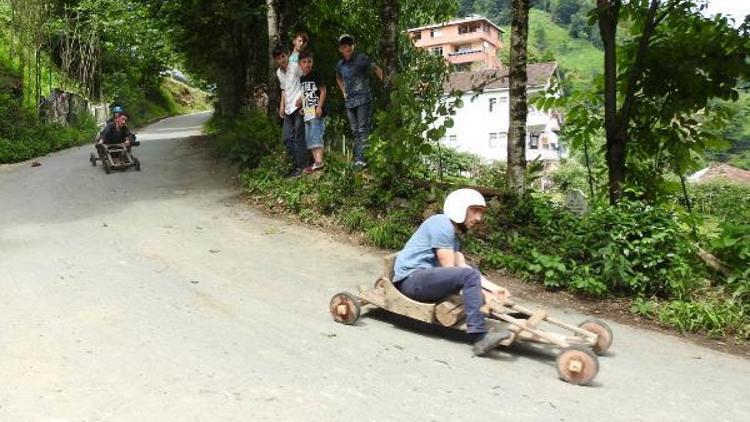 Laz Ralli yarışları nefes kesti