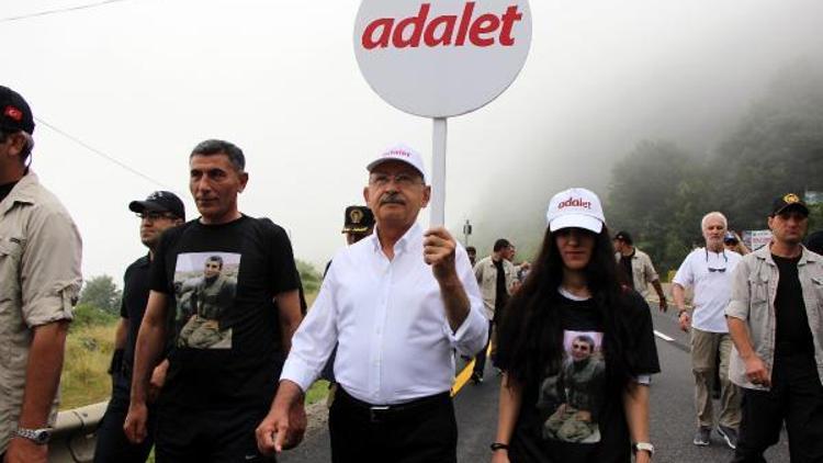 Kılıçdaroğlu: Adalet için yürüyoruz, kimse rahatsız olmasın