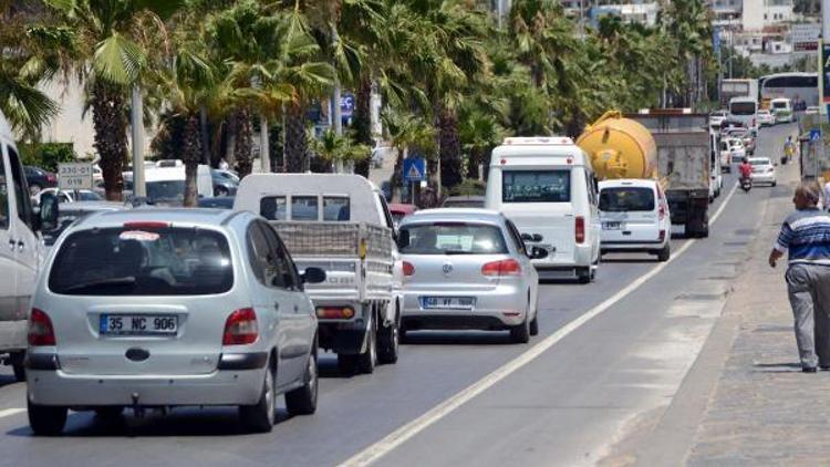 Bodrumda tatilcilerin dönüş kuyruğu