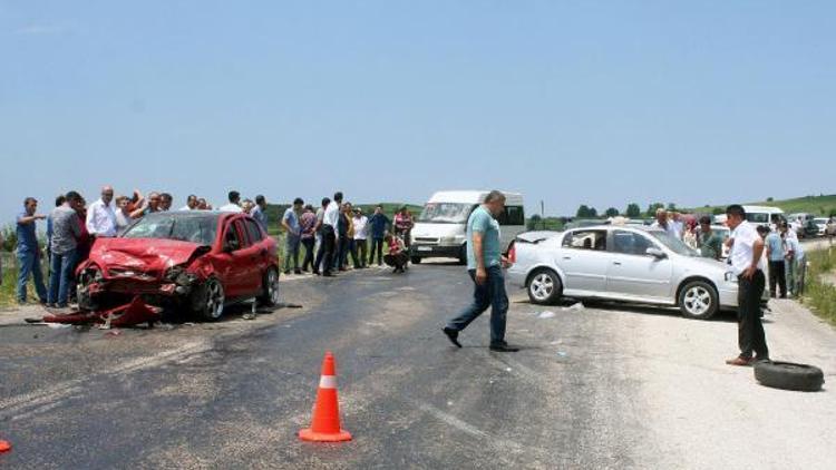 Samsunda kaza: 8 yaralı