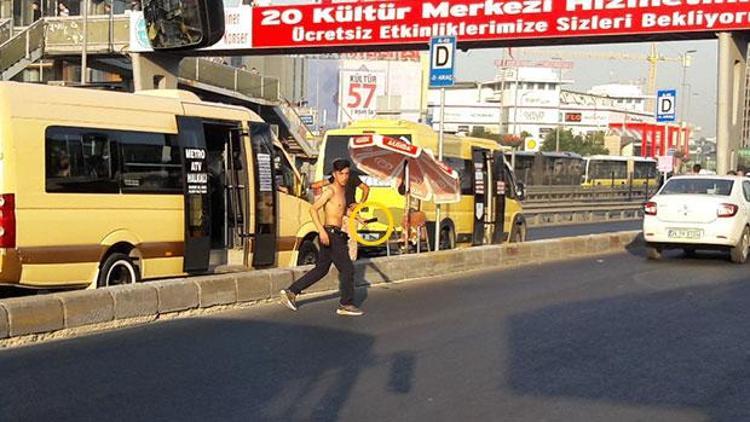 İşe gitmek için yola çıkanlar panik oldu... İstanbulun göbeğinde palalı alarmı