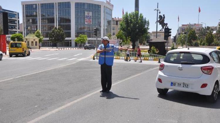 Çerkezköyde trafik düzenlemesini Vahe Kılıçarslan tanıttı