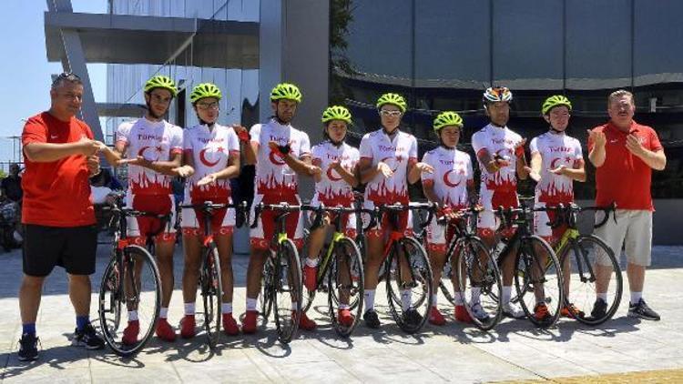 İşitme Engelliler Olimpiyatları’nda Türkiye’yi bisiklette 12 sporcu temsil edecek              Kısa sürede vites yükselttiler