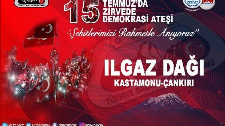 Dağcılar, 15 Temmuz şehitleri için Ilgaz Dağına tırmanacak