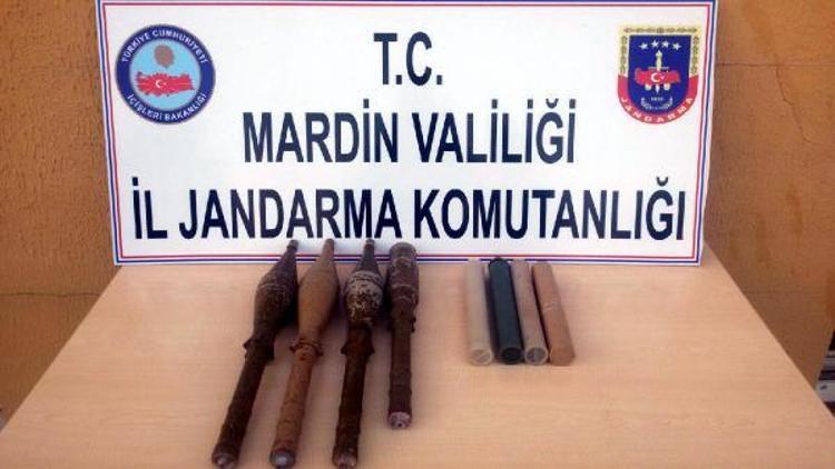 Mardinde PKKnın anti-tank roket mühimmatları ele geçirildi