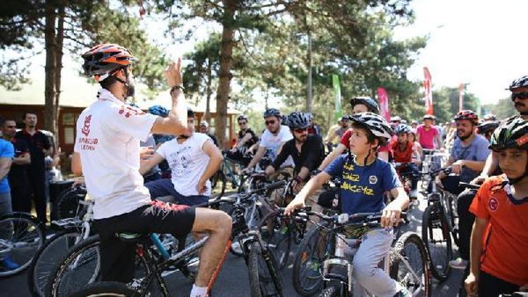 Başakşehir Şamlar Tabiat Parkı bisiklet tutkunlarına açıldı