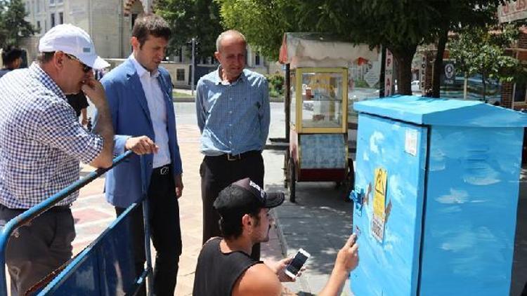 Çerezköy’de elektrik panoları çiçek açtı