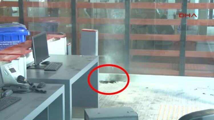 Atatürk Havalimanında hareketli dakikalar Yere attığı şarj cihazı bir anda patladı