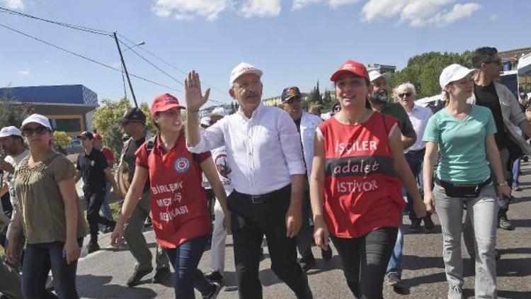 Kılıçdaroğlu Adalet yürüyüşünün 22nci gününde - fotoğraflar