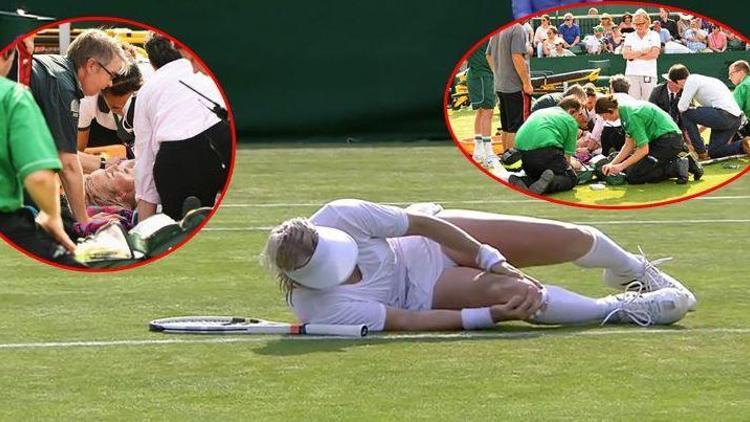 Wimbledon’da korku dolu dakikalar “Lütfen bana yardım edin”