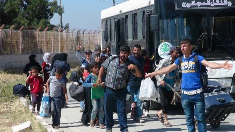 Bayramlaşmaya giden Suriyelilerden 40 bini döndü