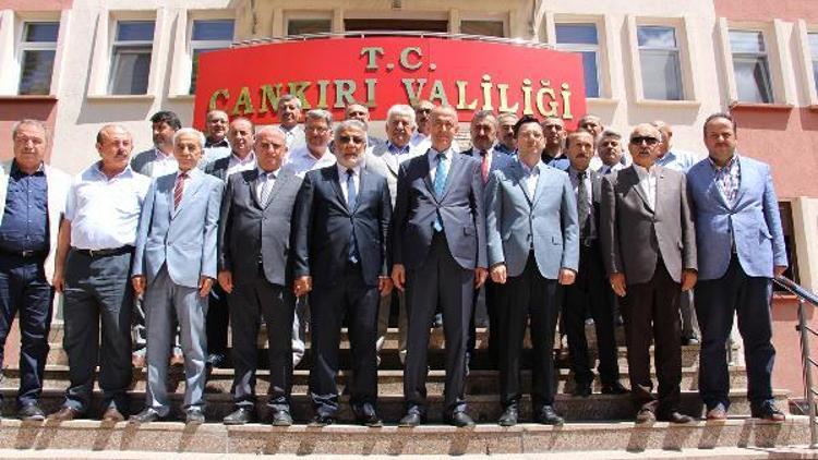 Çankırı İl Genel Meclisinden Vali Aktaşa ziyaret